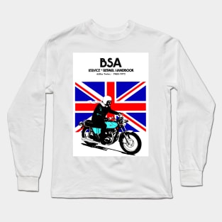 Vintage BSA handbook cover Long Sleeve T-Shirt